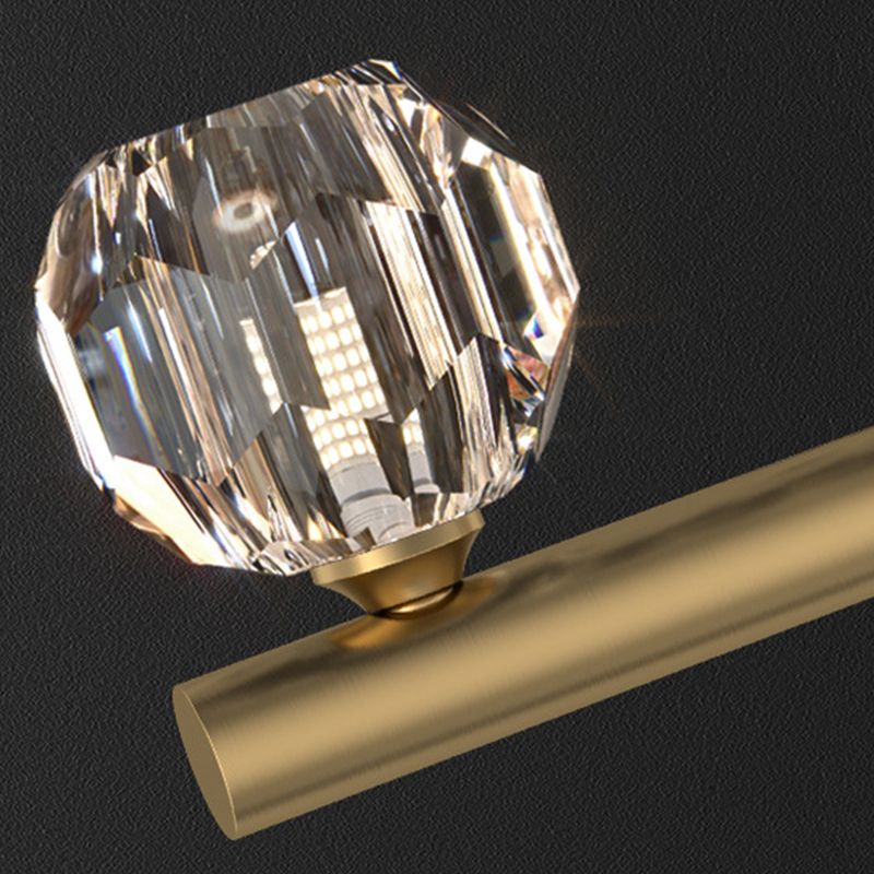 Kristy Metal & Crystal Pendant Light, Gold - Neutralighting