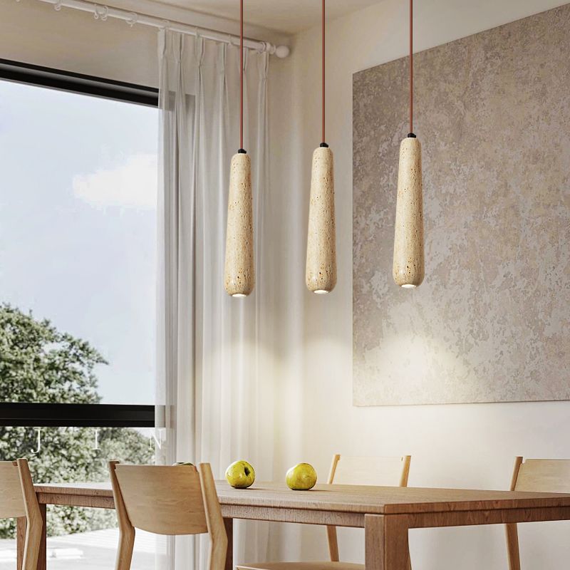 Muto Minimalist Wooden Pendant Light, Natural Wood Color - Neutralighting