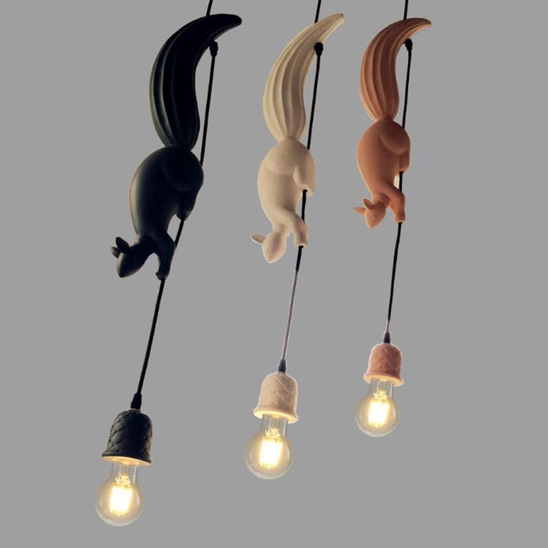 Aria Pendant Light Squirrel/Pinecone Modern, Resin, Restaurant - Neutralighting