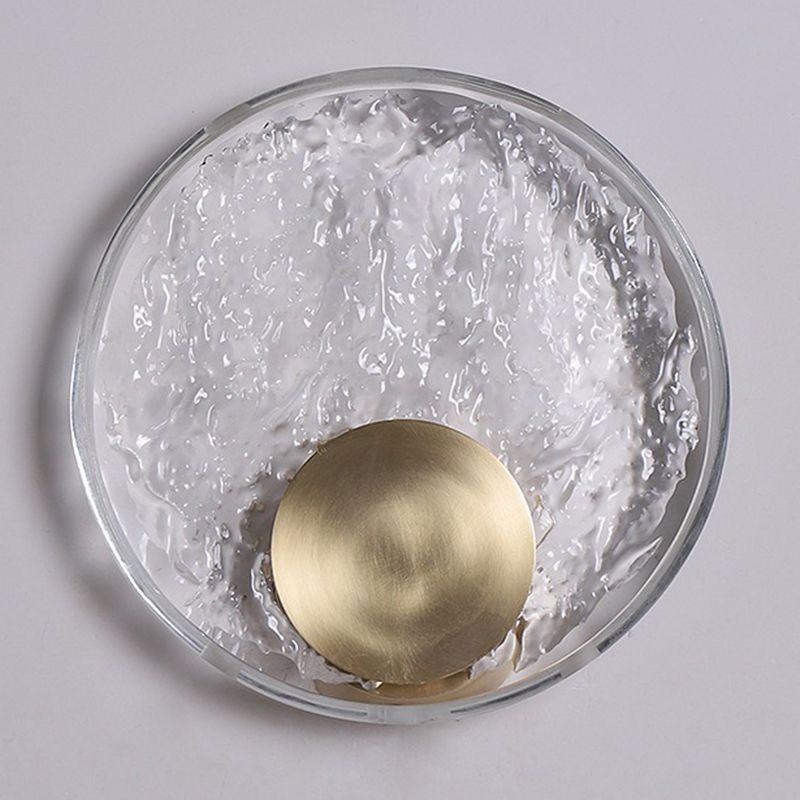 Kristy Art Deco Globe Crystal&Metal Bedroom Wall Lamp, Gold - Neutralighting