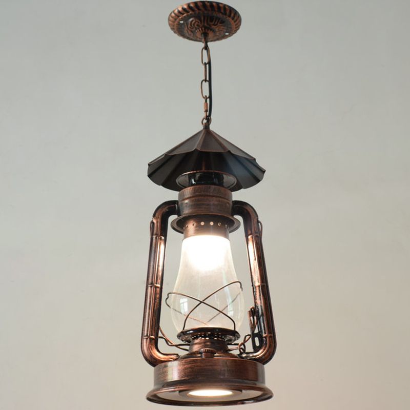 Silva Vintage Rustic Kerosene Pendant Light, 3 Color, 4 Style - Neutralighting