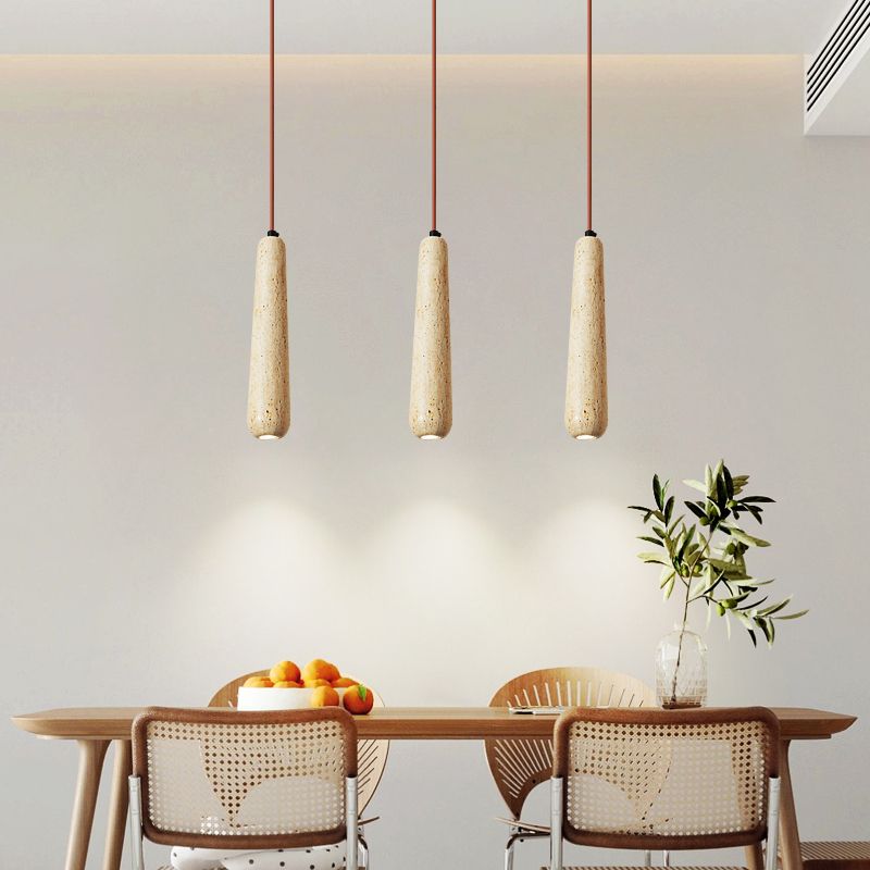 Muto Minimalist Wooden Pendant Light, Natural Wood Color - Neutralighting
