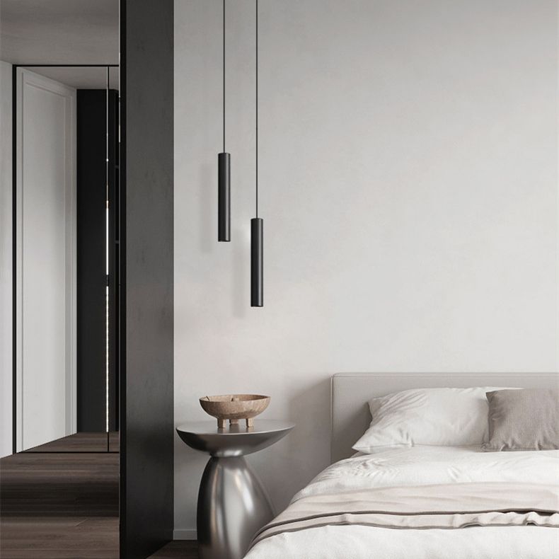 Arisha Minimalist Cylinder Black Pendant Light - Neutralighting