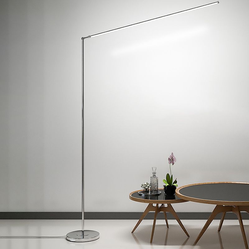 Louise Modern Steamline Minimalist linear Floor Lamp, 2 Color - Neutralighting