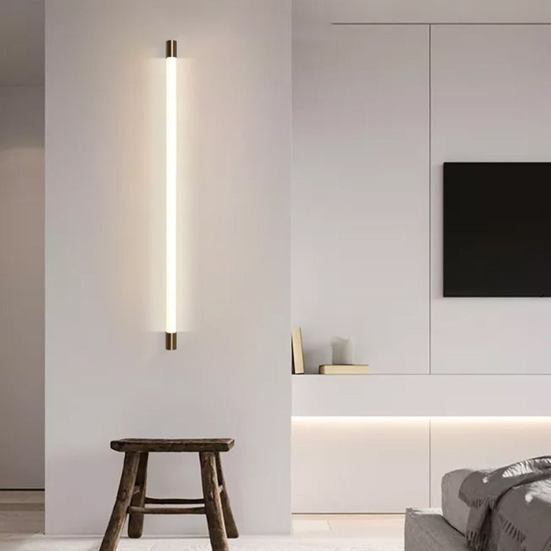 Arisha Modern Gold Mirror Front Vanity Wall Lamp, Metal/Acrylic