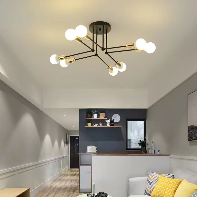 Valentina Flush Mount Ceiling Light Linear Industrial - Neutralighting