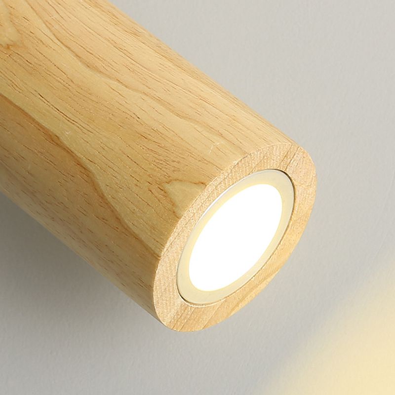 Muto Modern LED Adjustable Ceiling Spotlight, Wood - Neutralighting