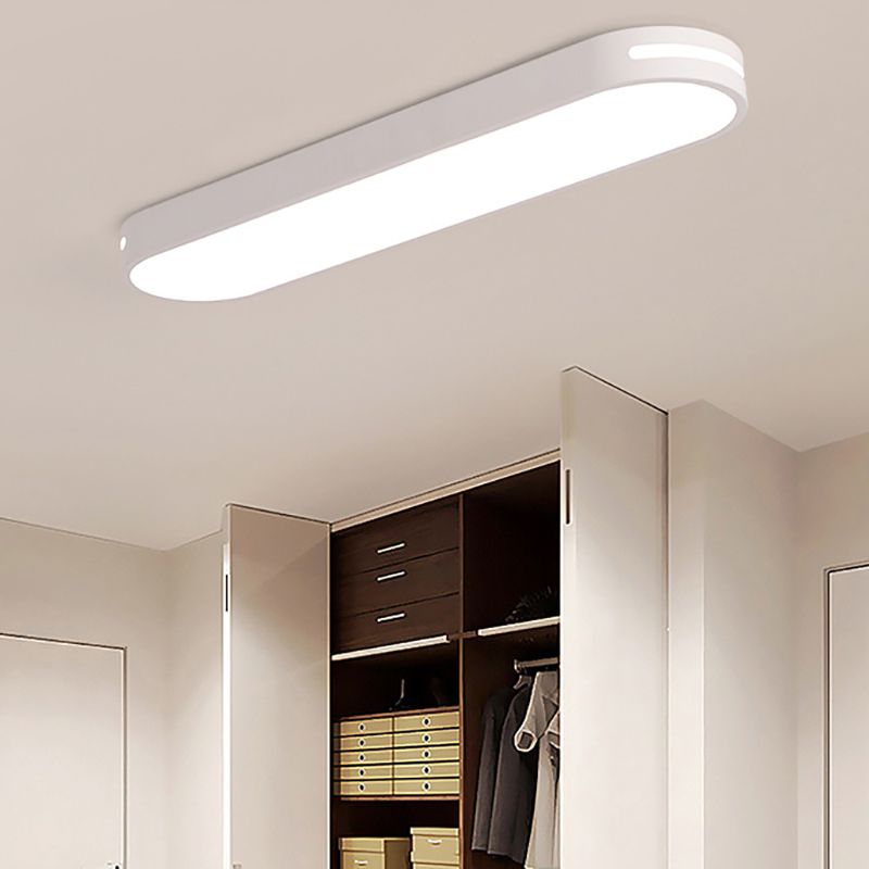 Arisha Oval Flush Mount LED Ceiling Light, Black/White/Grey/Gold - Neutralighting
