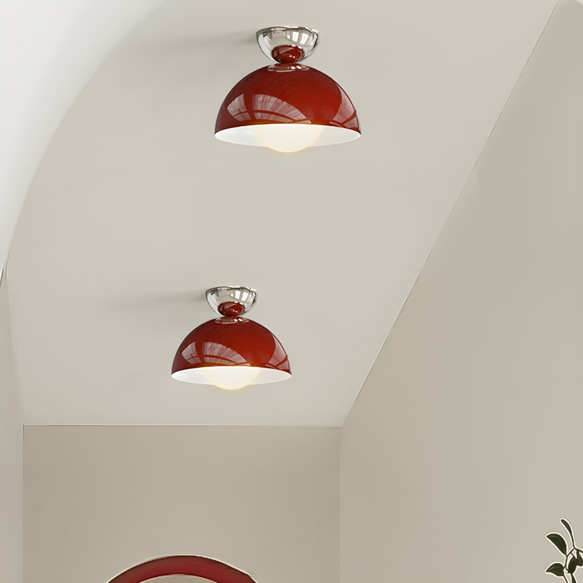 Valentina Simple Modern LED Flush Mount Ceiling Light Metal Balcony - Neutralighting