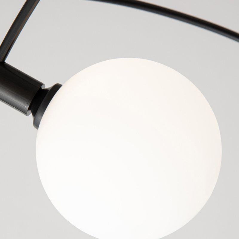 Valentina Pendant Light Globe Modern, Metal/Glass, Black/Gold, Bedroom - Neutralighting