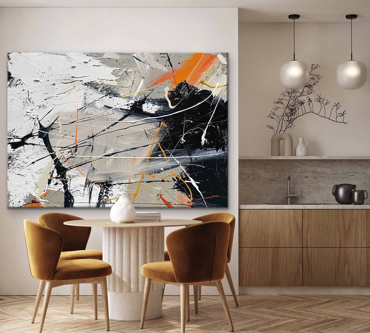 Abstract Expressionist Art AEA008 - Neutralighting