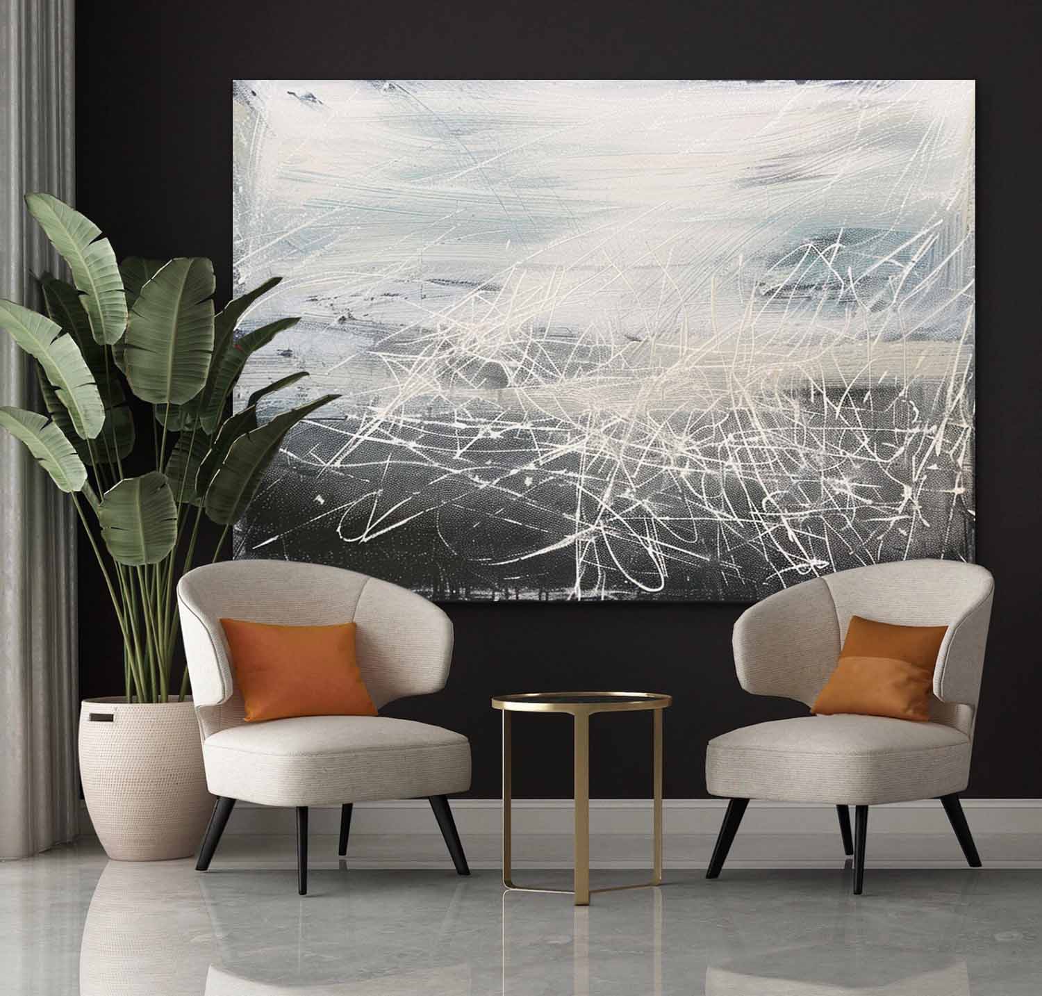 Abstract Expressionist Art AEA037 - Neutralighting
