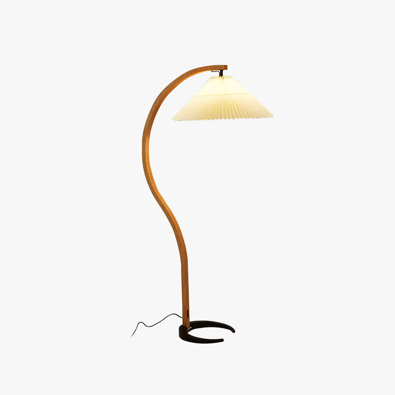 Muto Unique LED Floor Lamp, Wood/Metal, Living Room - Neutralighting