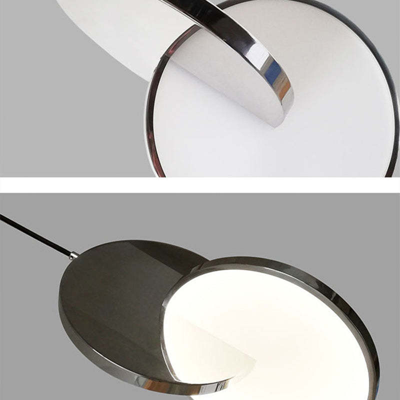 Arisha Pendant Light, Disc, Gold/Silver - Neutralighting