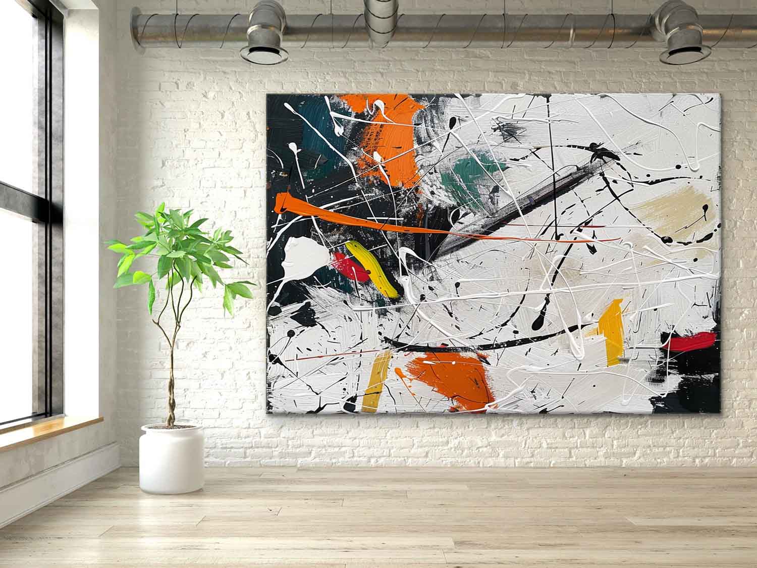 Abstract Expressionist Art AEA003 - Neutralighting