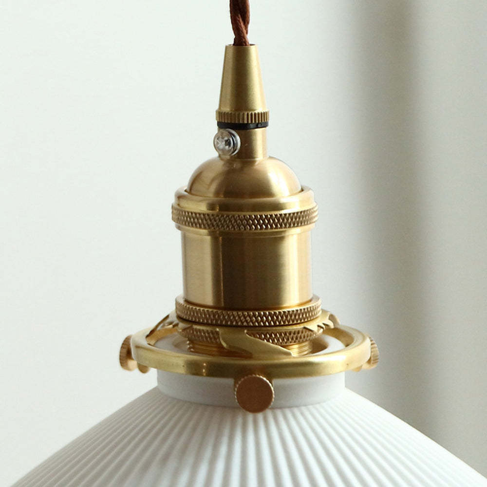 Muto Vintage Dome Ceramic/Wood Wall Lamp, Walnut/Wood/Clear - Neutralighting