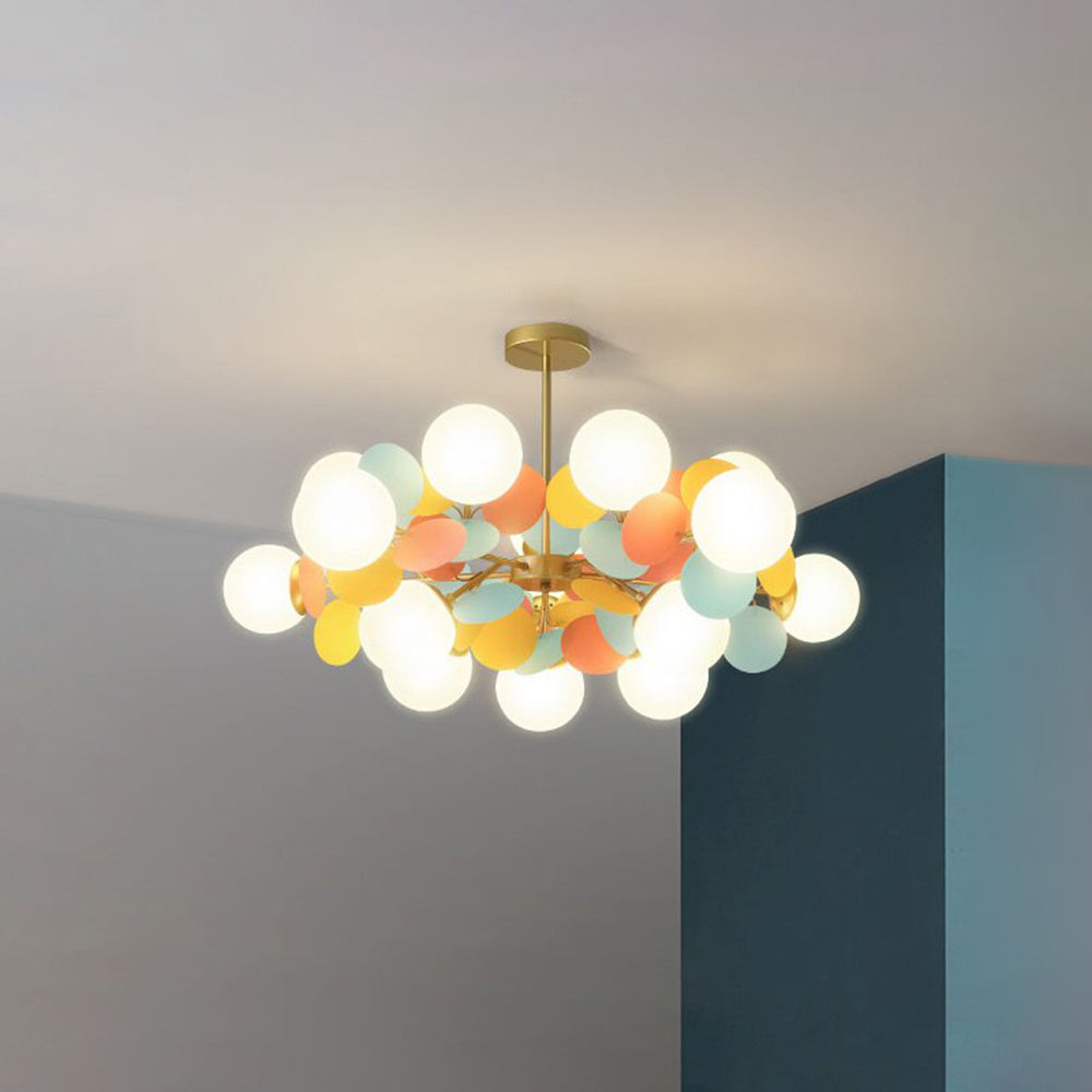 Nexen Multicolored Flower Branch Chandelier Living Room - Neutralighting