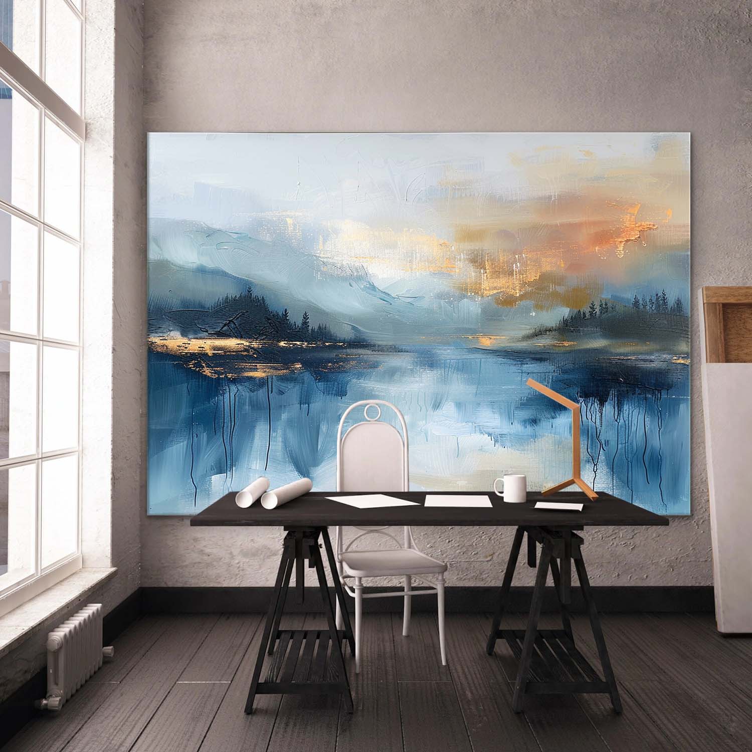 Wall Art Landscape Abstract Modern Atmosphere