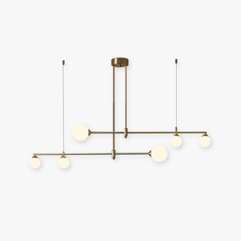 Valentina Modern Golden Bubble Copper Pendant Light - Neutralighting