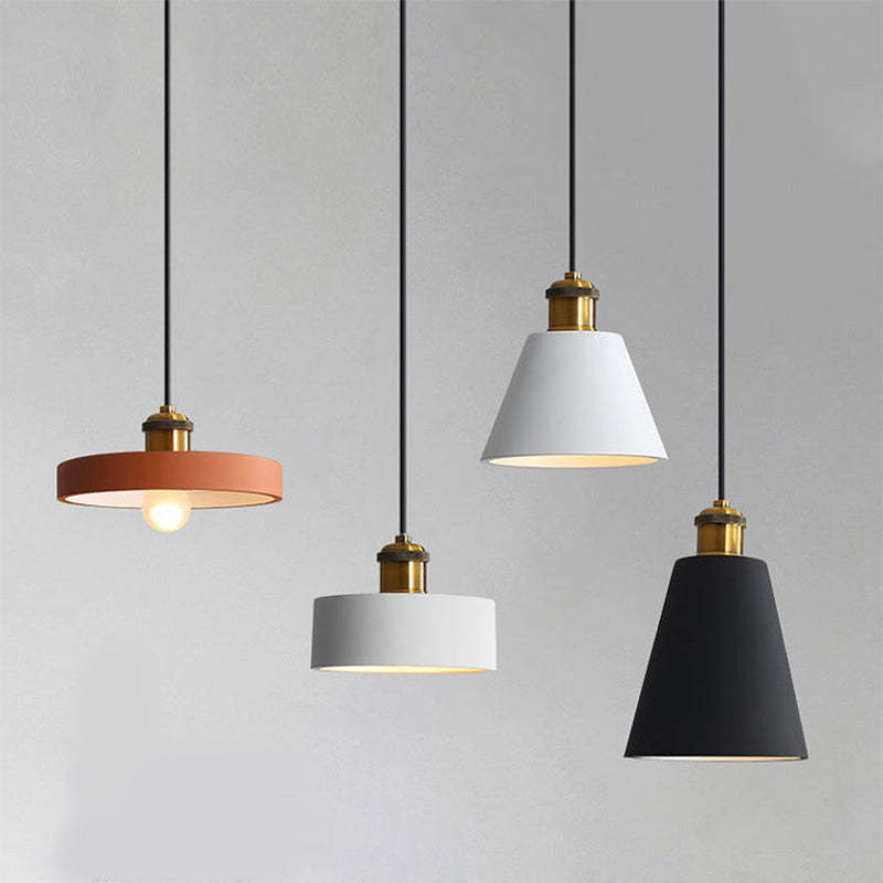 Aria Art Deco Minimalist Monochrome Pendant Light - Neutralighting