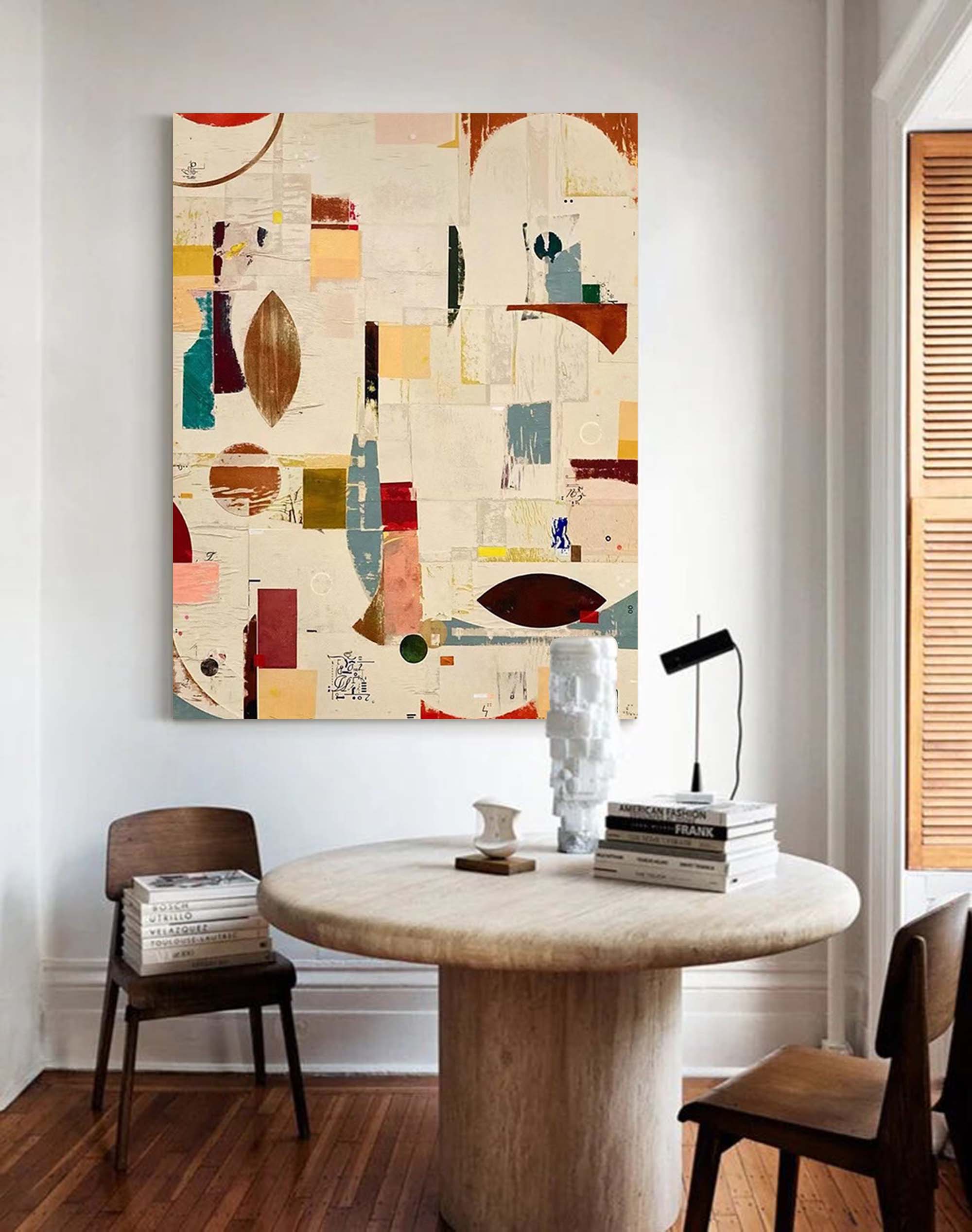 Wall Art Geometric Lyrical Abstract Pattern