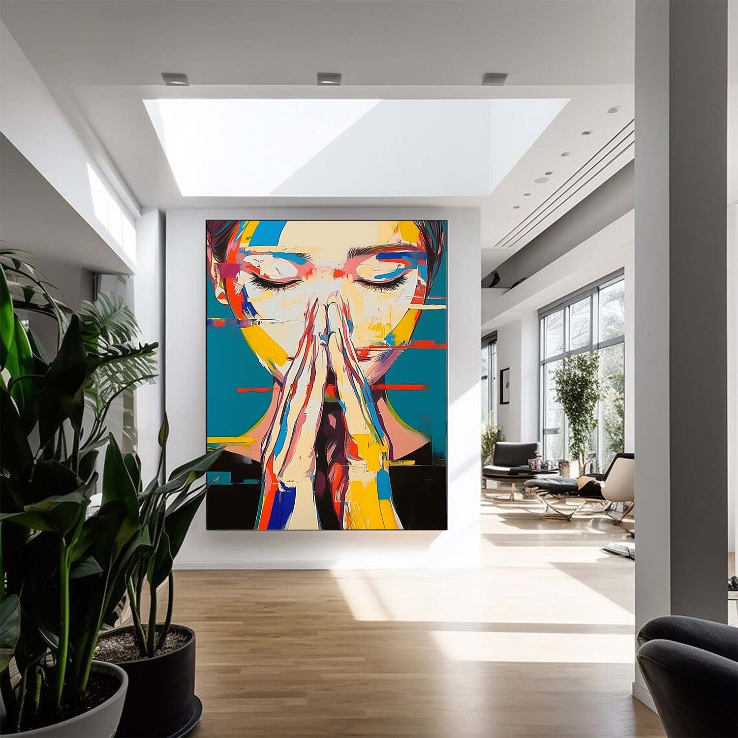Wall Art Vibrant People Emotional Atmosphere
