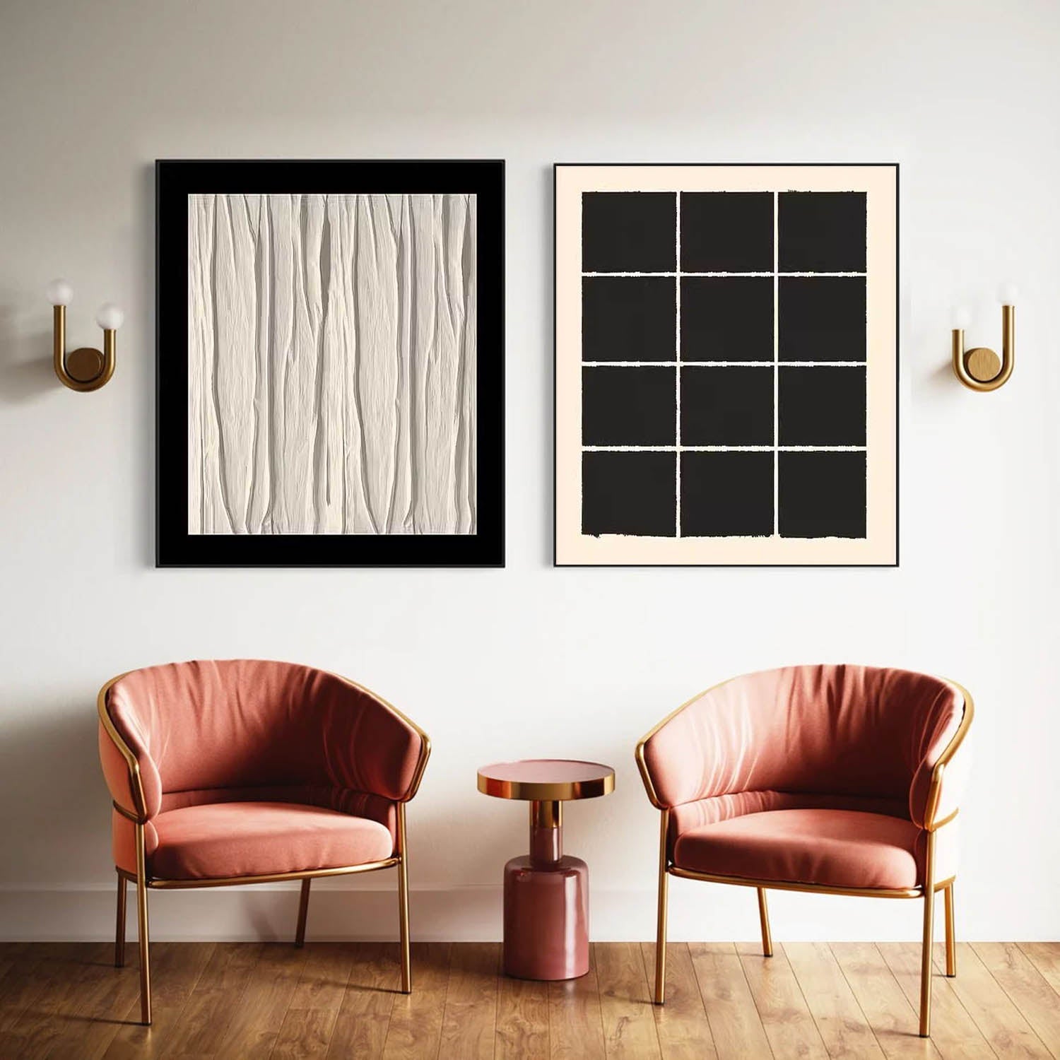 Wall Art Precise Minimalist Meditative Painterly