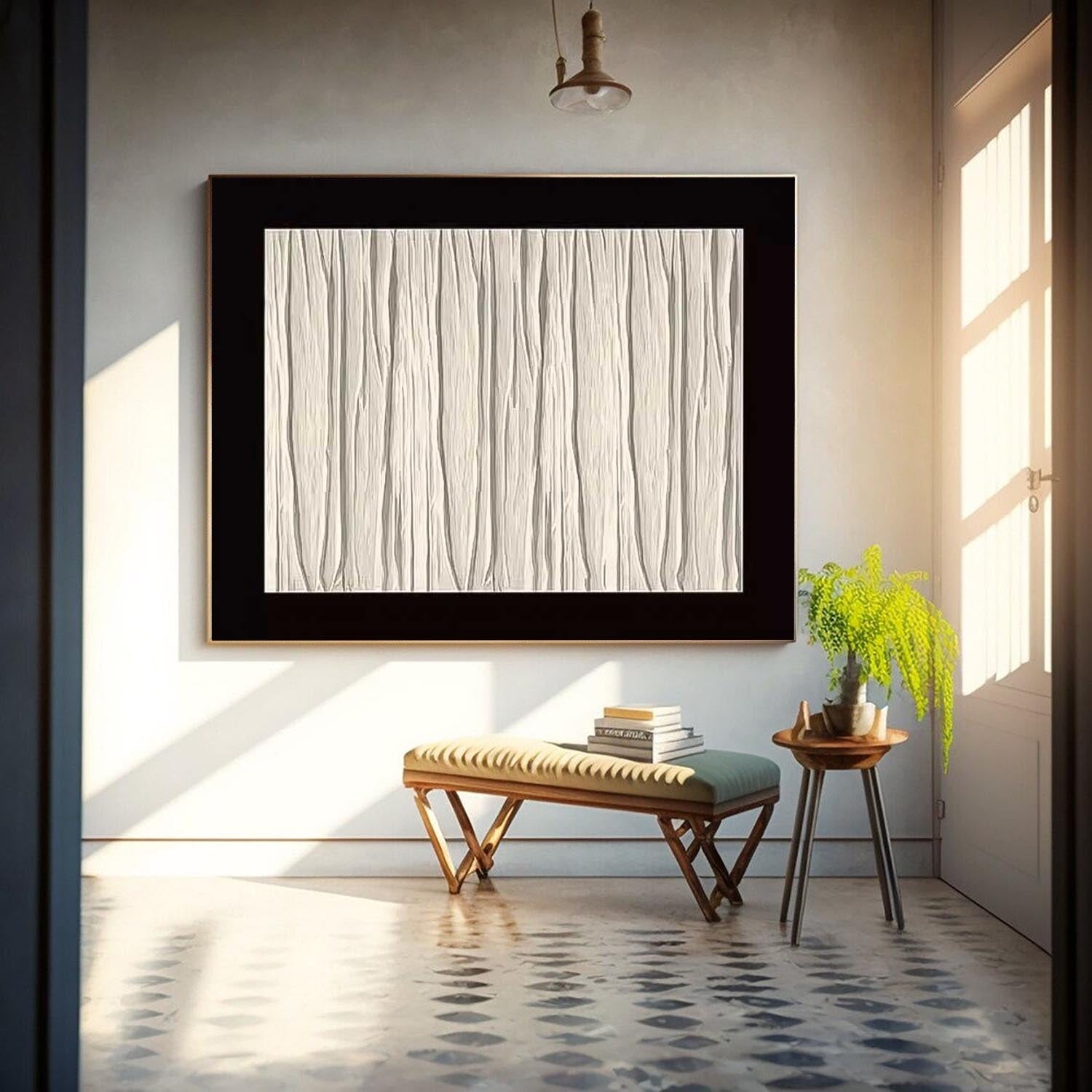 Wall Art Vertical Minimalist Abstract Nature Zen