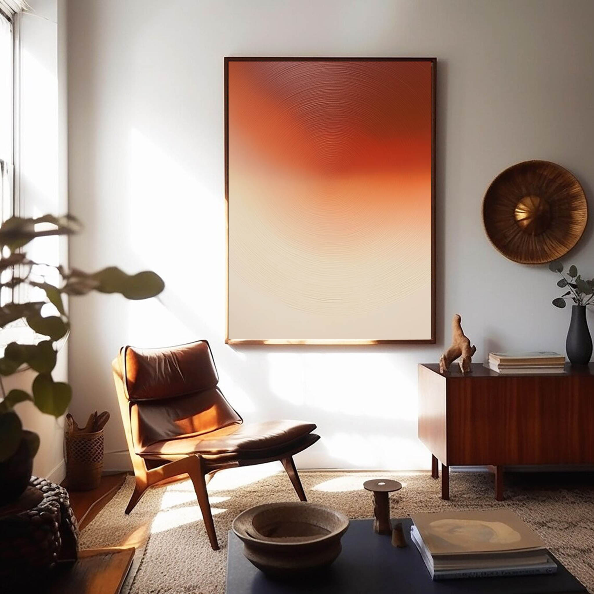 Wall Art Minimalist Geometric Neutral Modern