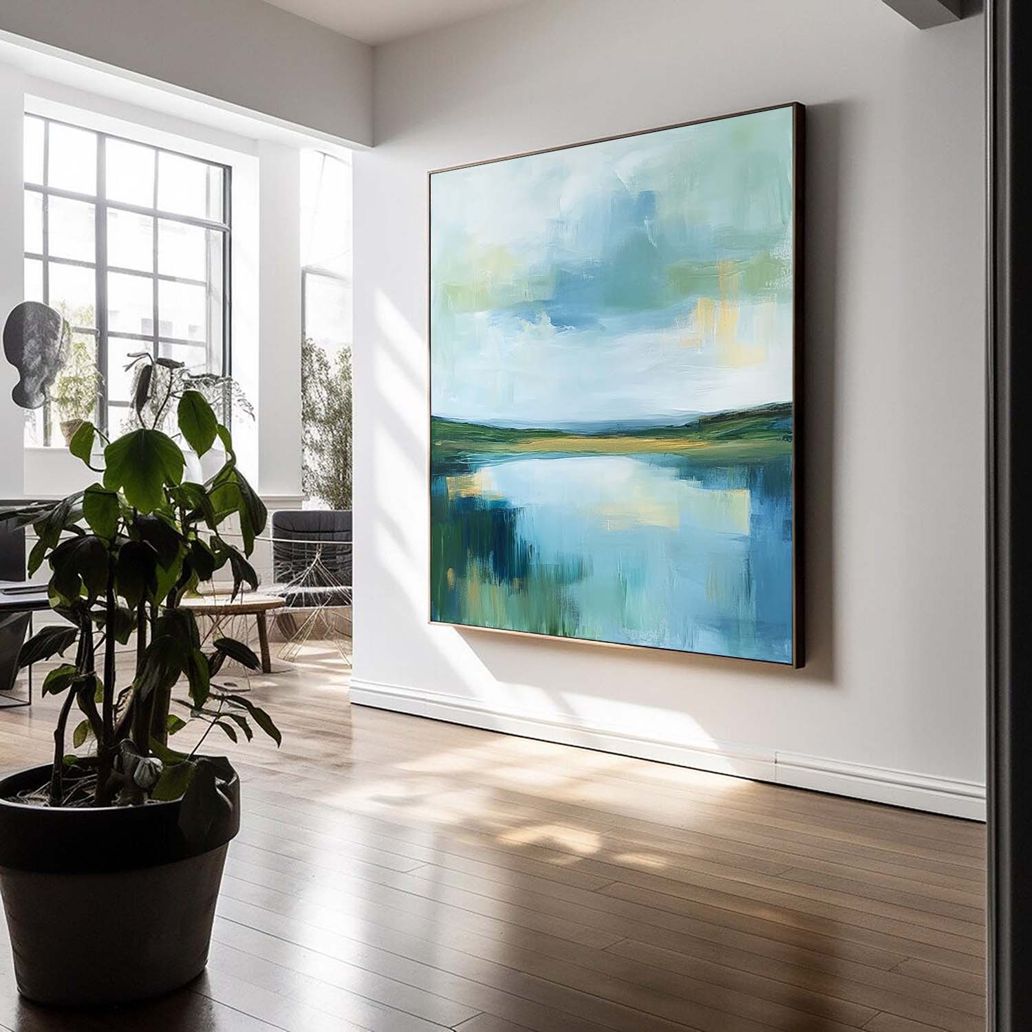 Wall Art Landscape Serene Wetland Horizon