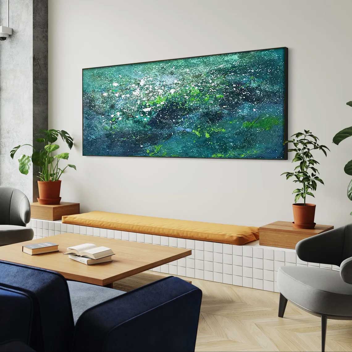 Abstract Canvas Art AB295 - Neutralighting