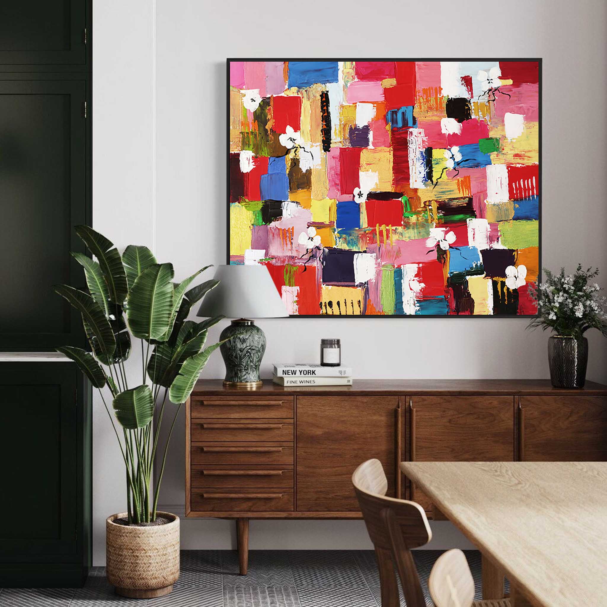 Wall Art Playful Energetic Abstract Bold