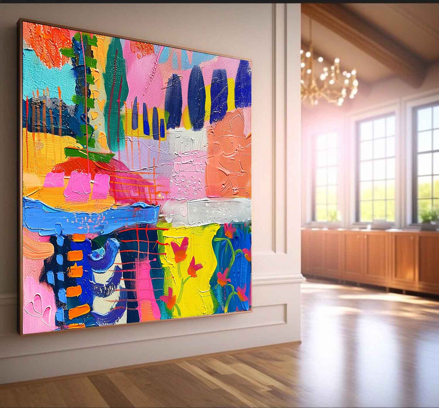 Wall Art Abstract Playful Artistic Atmosphere