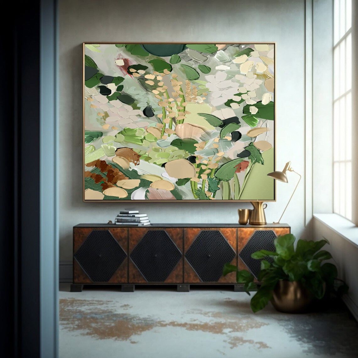 Wall Art Flower Fresh Natural Earthy Elegant