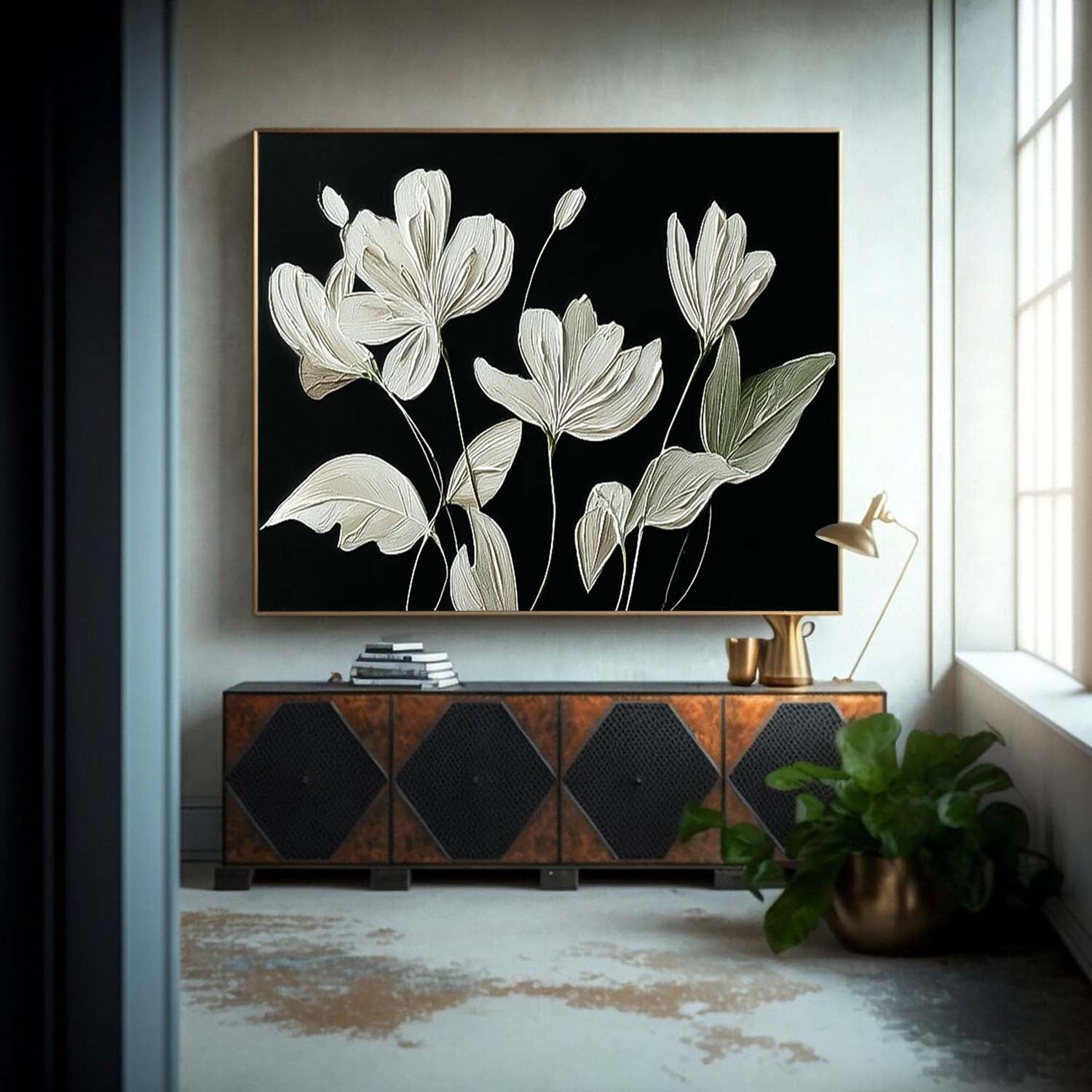 Flower Canvas Art FL269 - Neutralighting