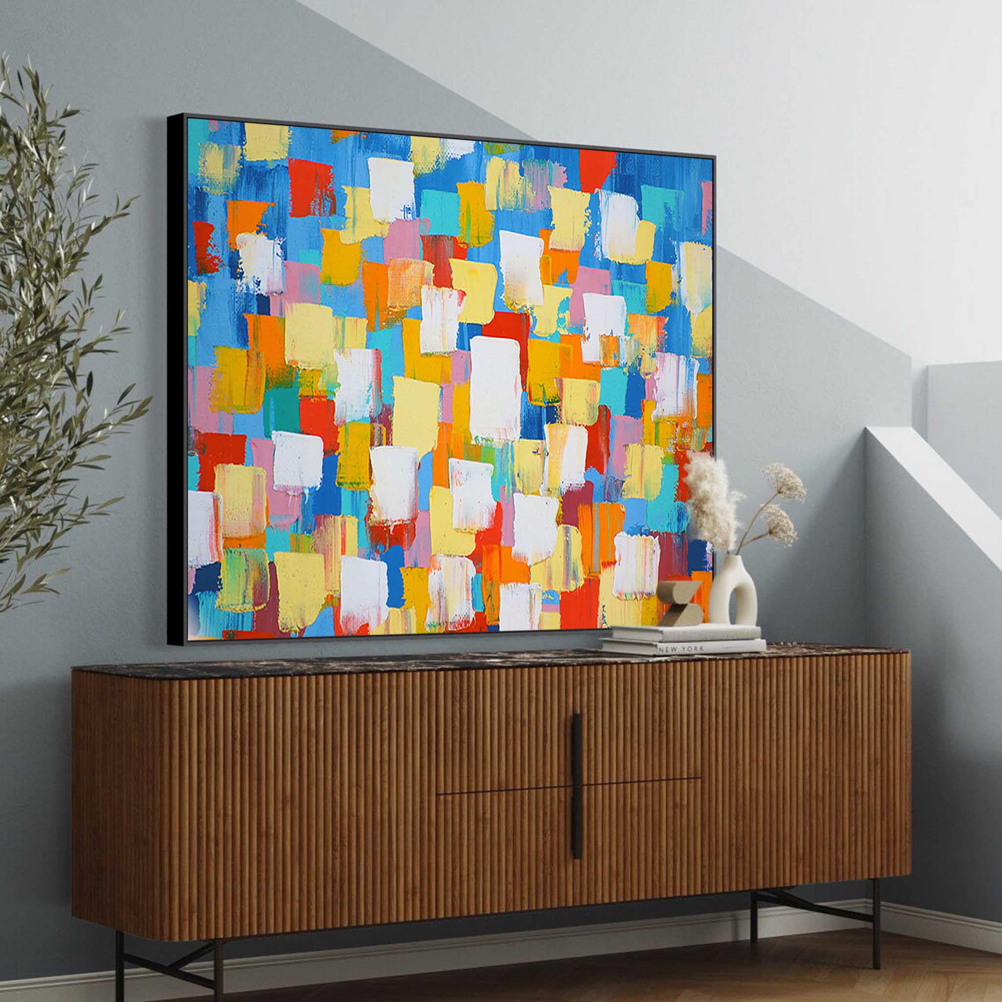Wall Art Playful Energetic Artistic Abstract