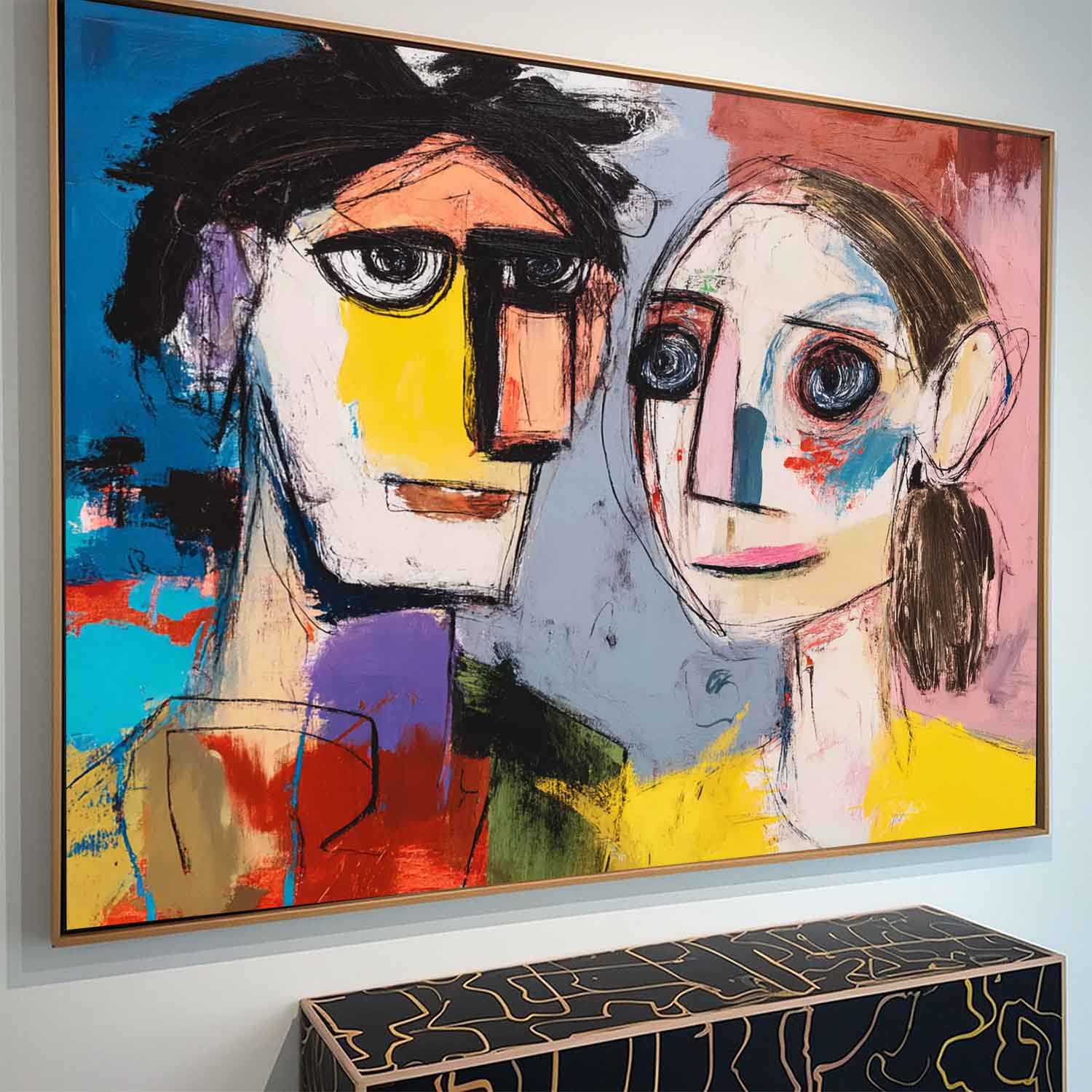 Wall Art People Post-Modern Fragmented Collage