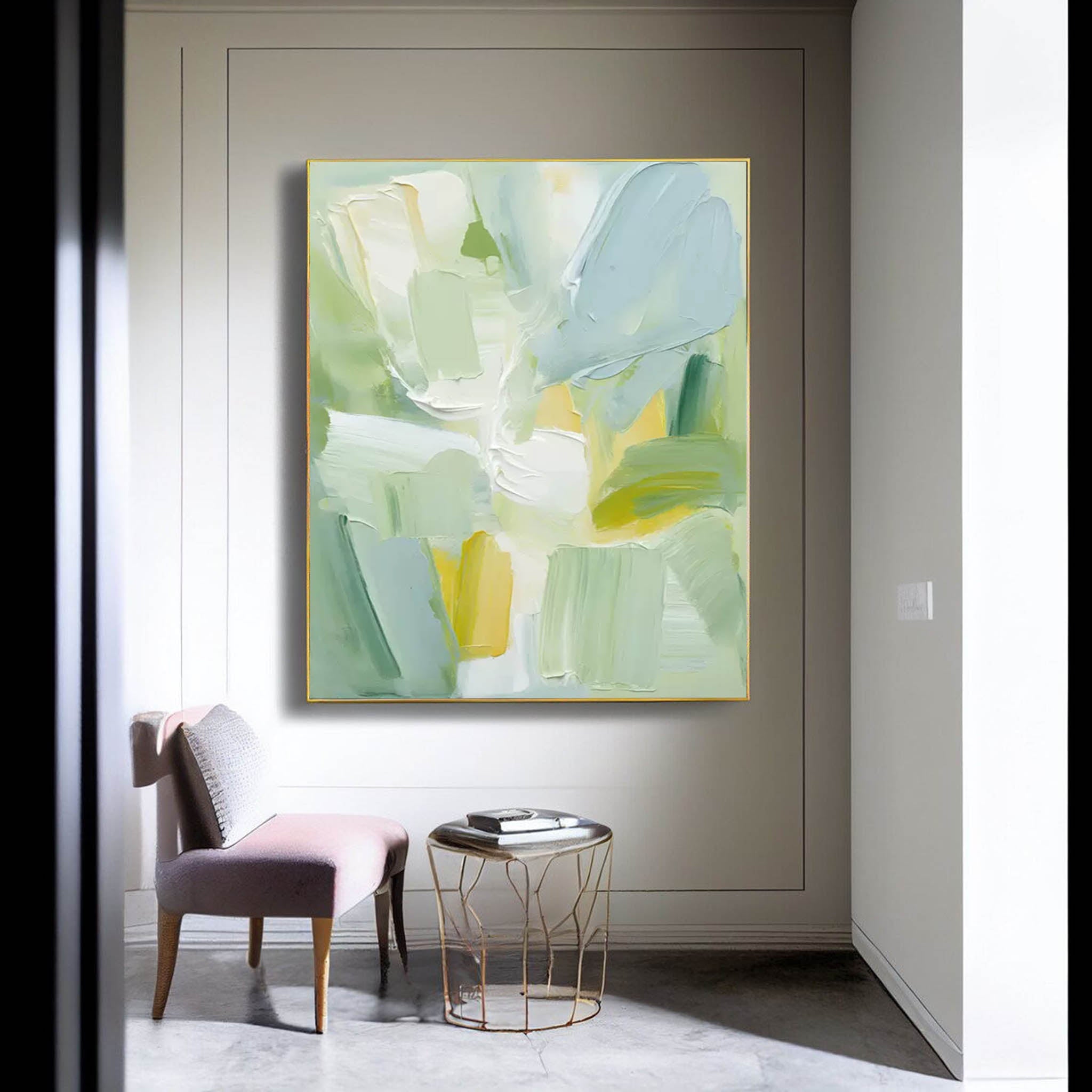 Wall Art Abstract Vibrant Contemporary Impasto