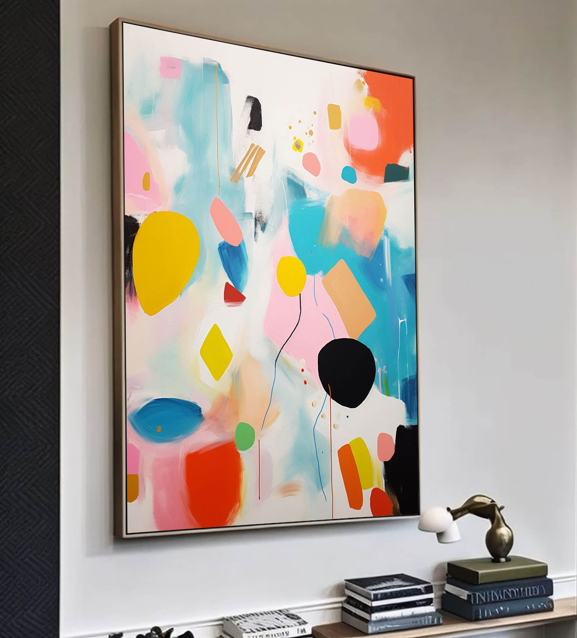 Abstract Canvas Art AB203 - Neutralighting