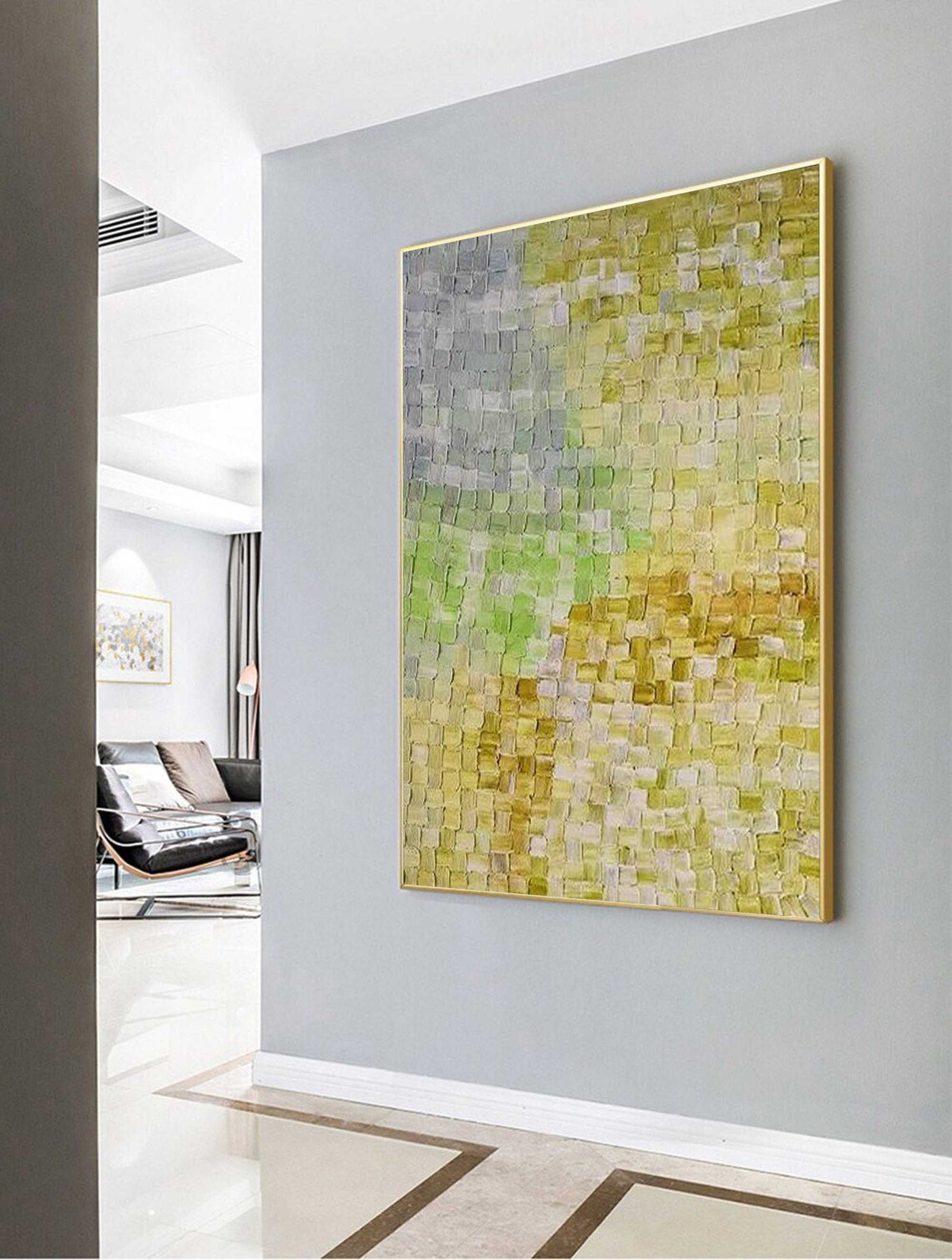 Wall Art Abstract Impasto Elegant Natural