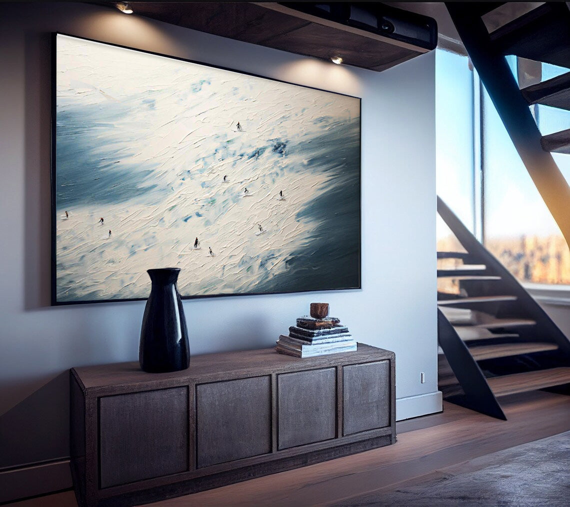 Abstract Canvas Art AB297 - Neutralighting