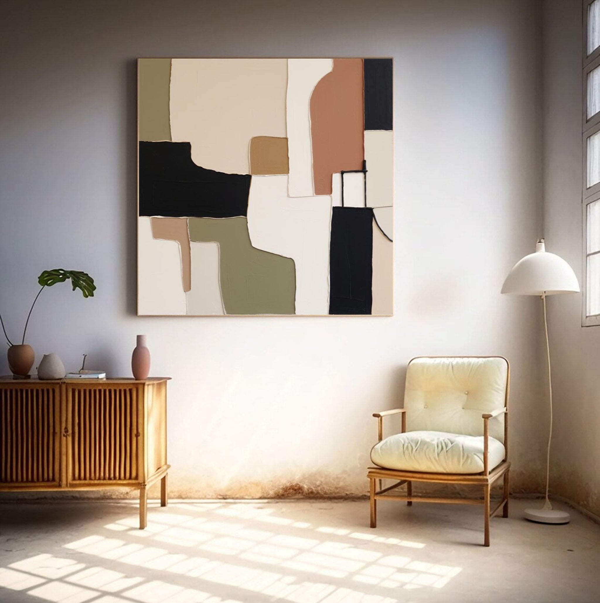Wall Art Abstract Minimalist Geometric