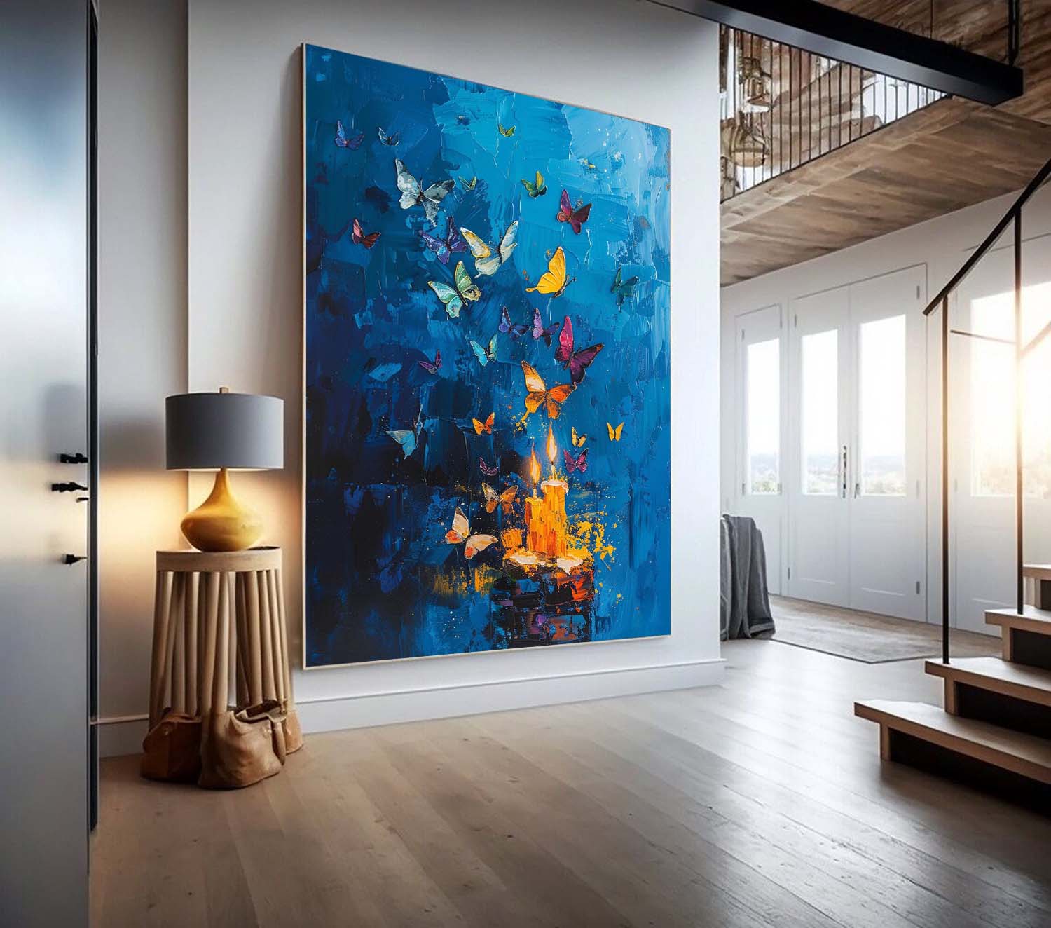 Wall Art Abstract Warm Magical Artistic