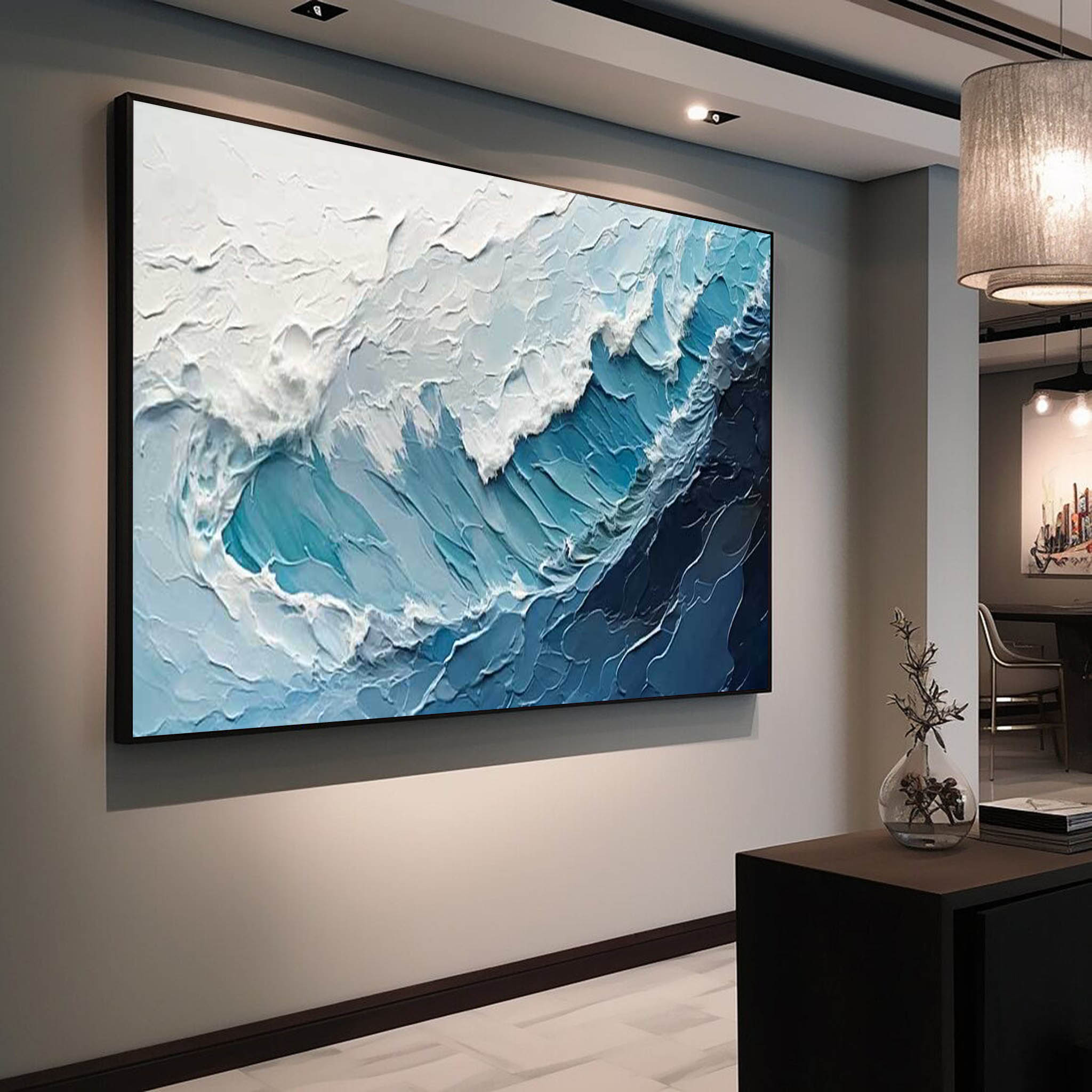 Wall Art Beach & Ocean Minimalist Wave Layer