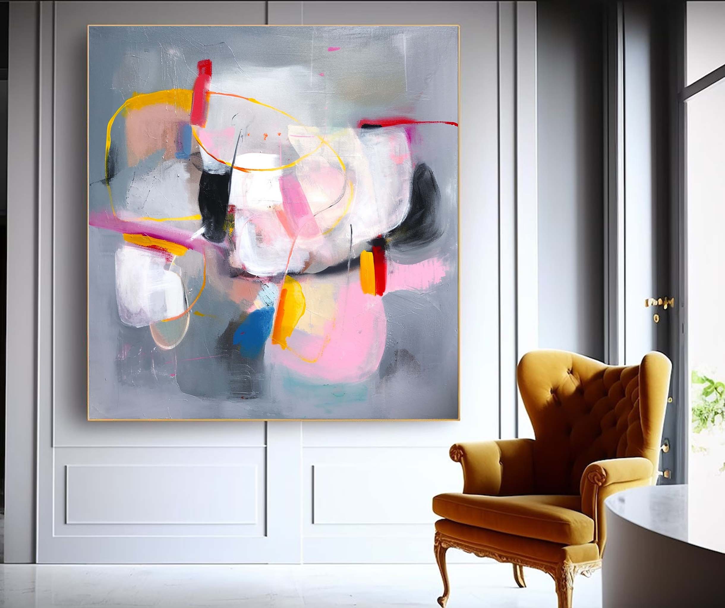 Wall Art Abstract Vibrant Abstract Organic