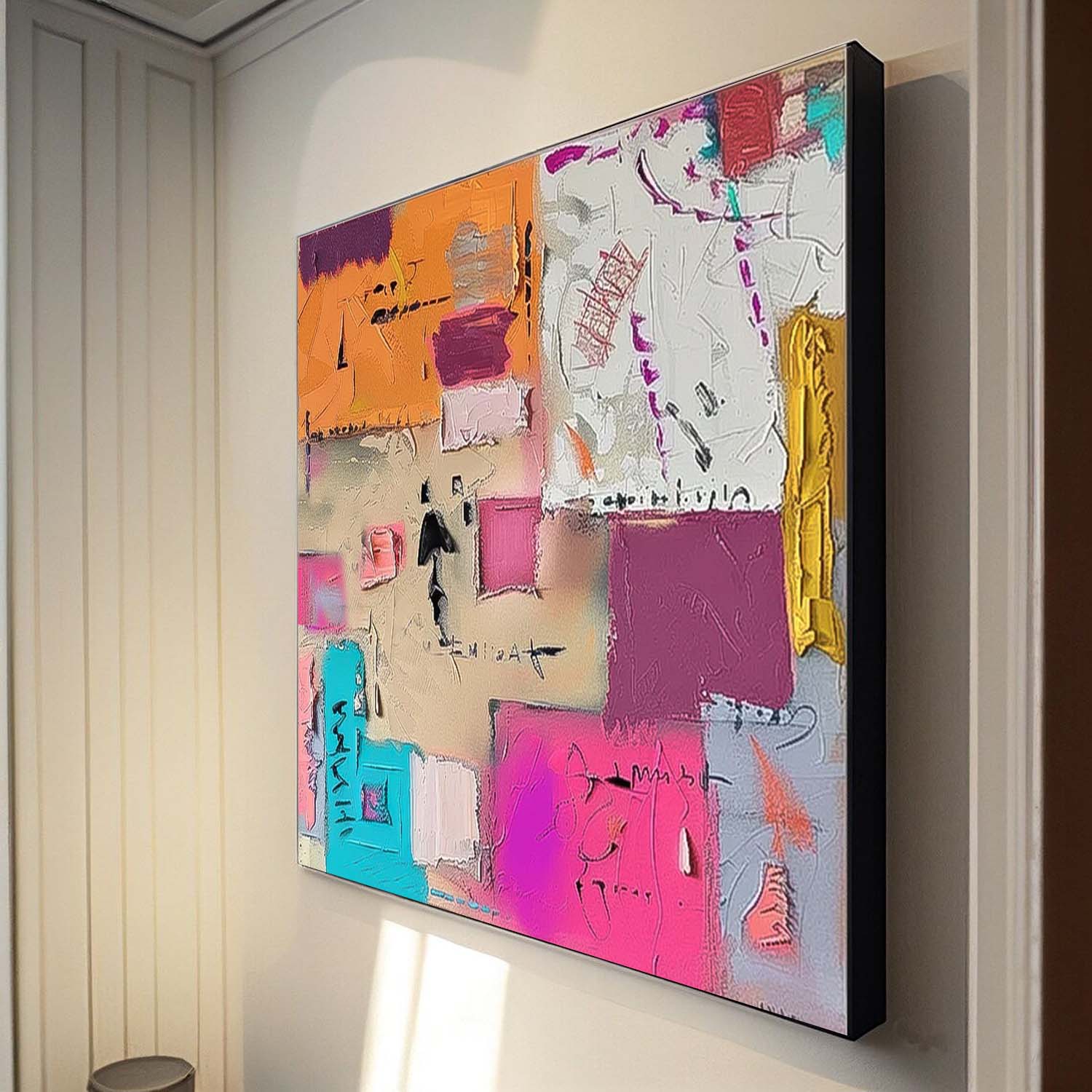 Wall Art Abstract Cheerful Warm Pop