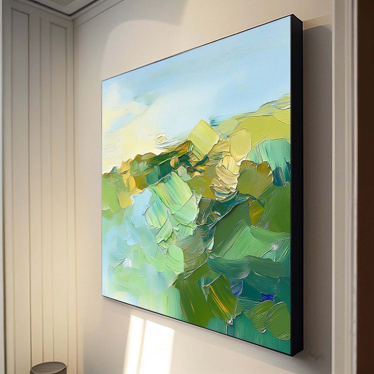 Wall Art Abstract Dynamic Brushstroke Elegant