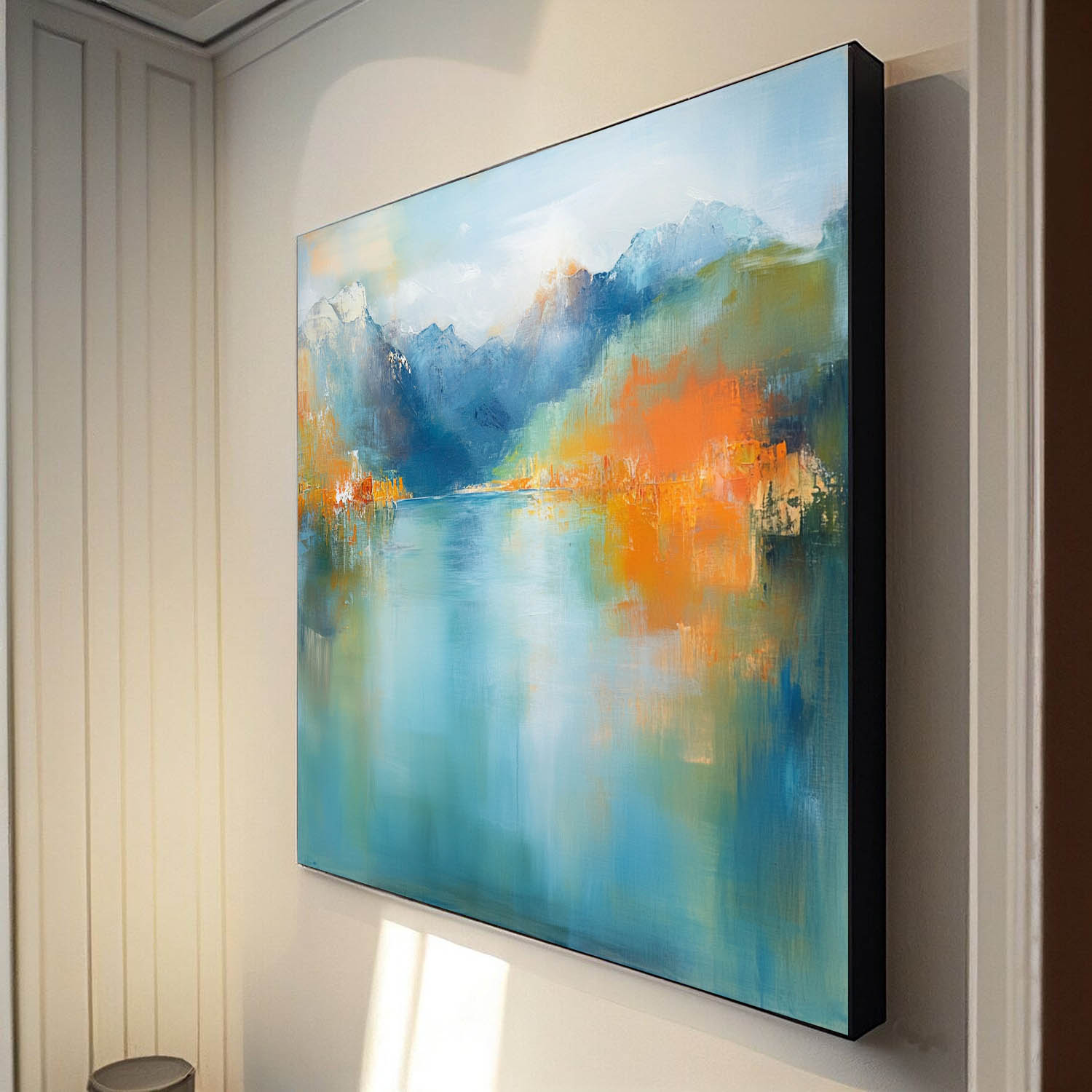 Abstract Canvas Art AB654 - Neutralighting