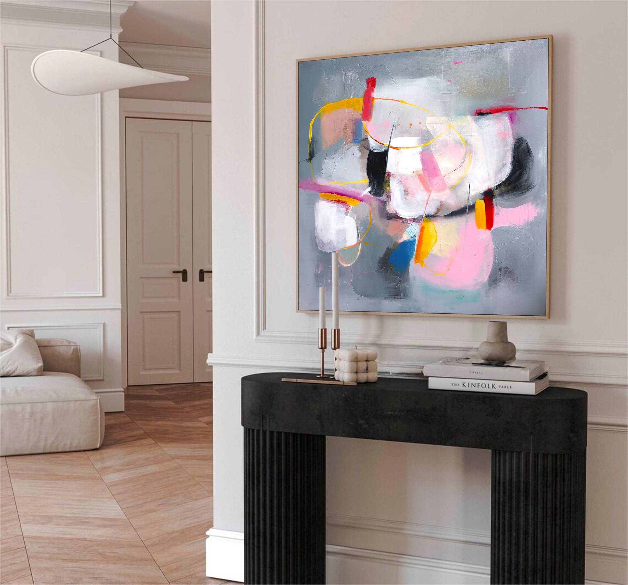 Wall Art Abstract Vibrant Abstract Organic