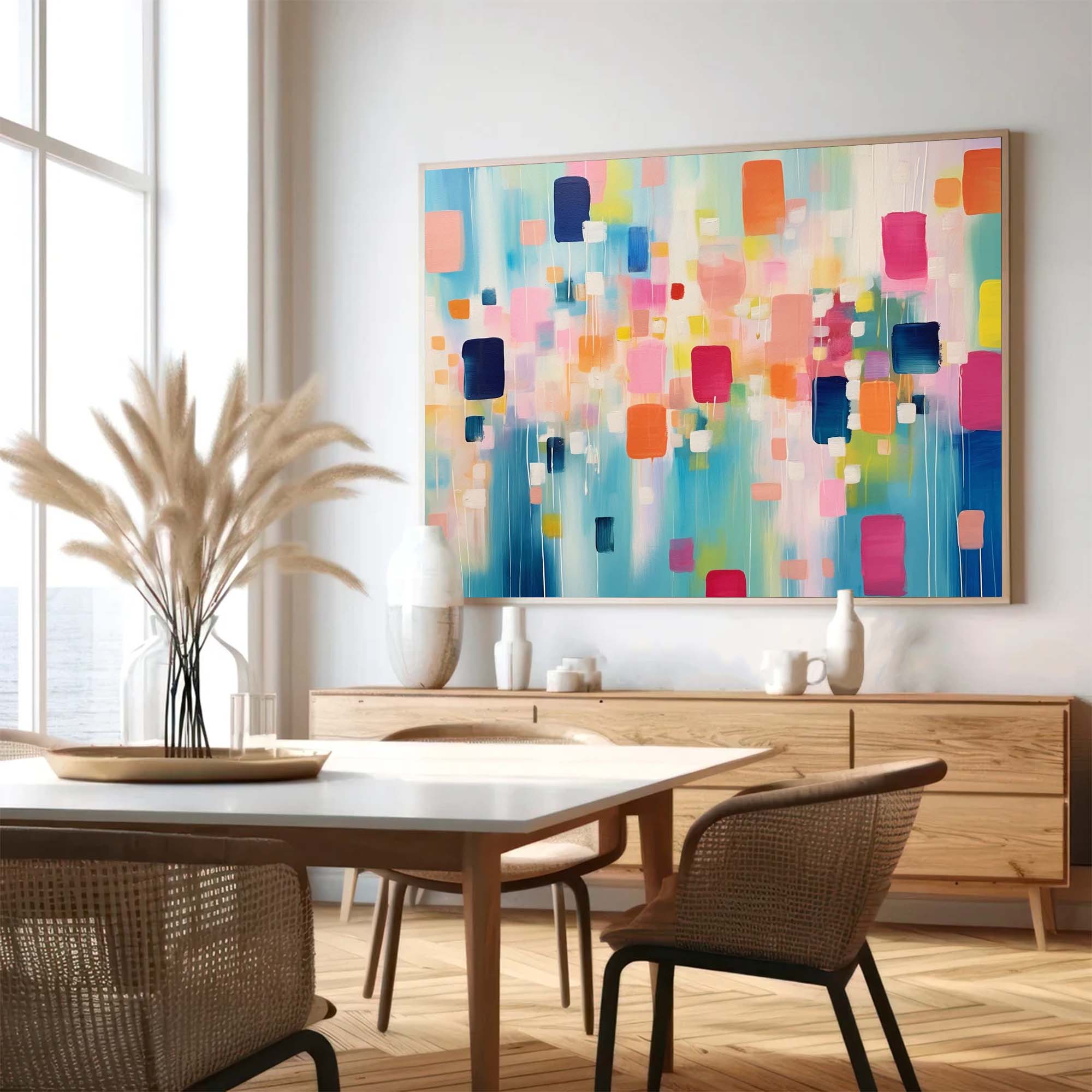 Abstract Canvas Art AB202 - Neutralighting